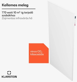 Klarstein Wonderwall Air Smart 770, infravörös hősugárzó, 60 x 120 cm, 770 W, alkalmazás