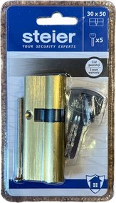 Steier Zárbetét Sárgaréz 30X50 5 Kulcsos