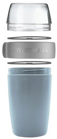 Westmark kétrészes uzsonnás doboz, 700 ml, kék