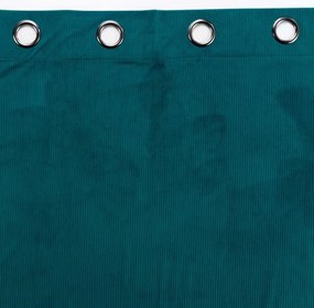 Kék kordbársony függöny 140x260 cm Casual – douceur d'intérieur