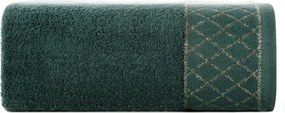 Layla pamut törölköző 70x140 Eurofirany ci.zöld fényes bordó