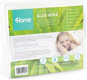 4Home Aloe Vera vízálló körgumis matracvédő, 90 x 200 cm + 30 cm, 90 x 200 cm