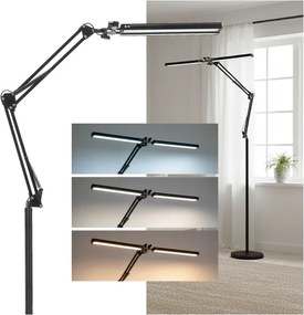 Brilagi - VARIO dimmelhető flexibilis LED állólámpa 14W/5V 157 cm fekete