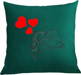 Párna párnahuzat Valentin nap Szerelmes baglyok