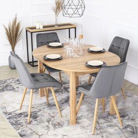 Szürke Bársony Étkezőszék RODRI