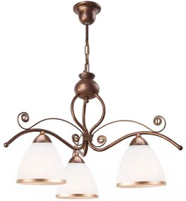 Csillár láncon RETRO II 3xE27/60W/230V