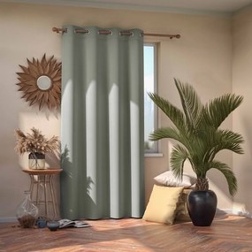 Szürke sötétítő függöny 140x245 cm Eyelets – Restilo