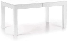 Asztal Houston 691Fehér, 76x90x160cm, Hosszabbíthatóság, Laminált forgácslap, Közepes sűrűségű farostlemez