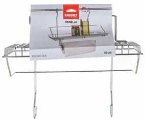 Banquet VARIELLA függő polc törlőkendő tartóval, 40 cm