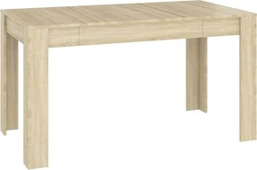 vidaXL sonoma tölgy színű szerelt fa étkezőasztal 140 x 74,5 x 76 cm