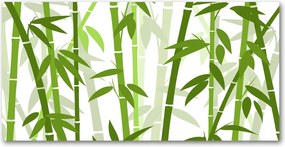 Üvegpanel konyhába Bambusz 140x70 cm Ragasztó