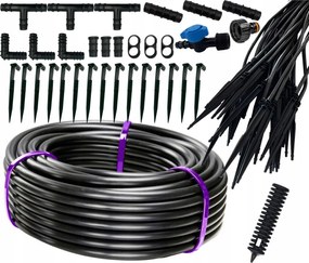 Öntöző szett Kert Gyümölcsös kaspók Kert Emitterek Bot cső 16mm 25mb