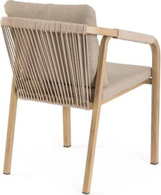 Natúr színű fém kerti szék Kalimera – Bizzotto