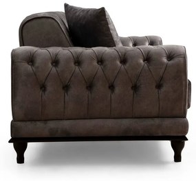 Design ágyazható kanapé Rococo 220 cm antracit