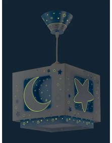 Dalber 63232T - Gyerek függeszték MOON LIGHT 1xE27/60W/230V