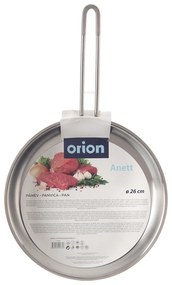 Orion Anett rozsdamentes acél serpenyő, 26 cm