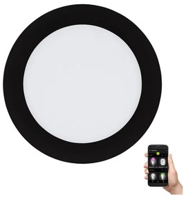 Eglo 31744 - LED fényerőszabályozható fürdőszobai lámpatest FUEVA-Z 10,5W/230V IP44 fekete