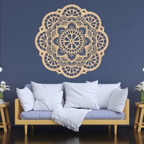 Fából készült fali dekoráció mandala életfény - LUMEN