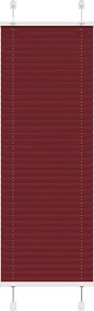 vidaXL pliszírozott redőny Bordeaux piros 50x150 cm szövetszélesség