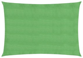 világoszöld HDPE napvitorla 160 g/m² 2,5 x 4,5 m
