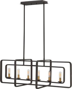 Hinkley Lighting QUENTIN HK-QUENTIN-6ISLE Függőlámpa 6x60W/E14