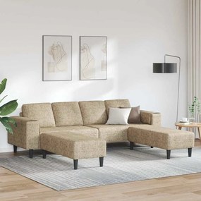 Kanapé Szett 3 pcs Világosszürke Műbőr velúr