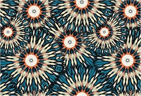 Dekoratív fotótapéta Falra Könnyű összeszerelés Virágos energia 152x104 Ragasztó