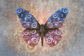 Kép - Steampunk pillangó (90x60 cm)
