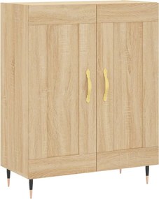 vidaXL sonoma tölgy színű szerelt fa tálalószekrény 69,5 x 34 x 90 cm