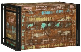 Tarka Tárolódoboz 80 x 50 x 50 cm - Tömör újrahasznosított fa