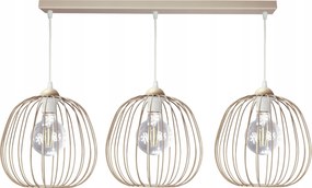 Asztali függőlámpa Drum Bézs mennyezeti csillár loft lámpa loft nappali