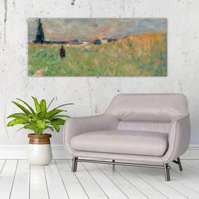 Kép - Georges Seurat, A Summer Landscape, reprodukciók (120x50 cm)