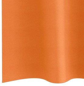 Függönyök 2 pcs Fényes narancssárga 175x140cm Poliészter