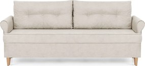 ELI Háromszemélyes kinyitható kanapé Bézs