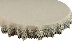 Abrosz Gipszkartonnal 150x260 Bézs Dekorációs Asztalra