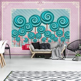 Fotótapéta - Sweet Pin Up Lollies (152,5x104 cm)