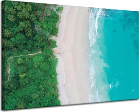 Vászonkép Tenger Hullámok Homok Természet 120x80 cm Ideális ajándék