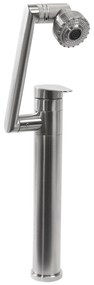 Fürdőszobai csaptelep Rea PACO Nickel Brush INOX High