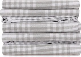 Pötikareli 10 részes pamut kéztörlő szett 45 × 65 cm, szürke
