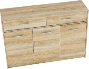 Komód 3D2S, sonoma tölgyfa, TEYO