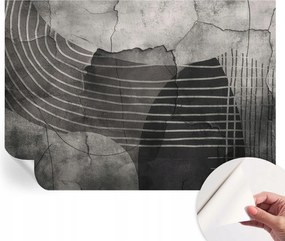 Mosható öntapadós fotótapéta étkezőbe Absztrakt vonalak 208x146 cm