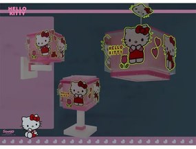 Dalber 73269 - Gyermek fali lámpa HELLO KITTY 1xE27/15W/230V rózsaszín