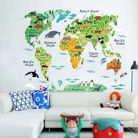 Vidám Fal |  Falmatrica Gyermek világtérkép