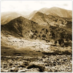 Poszterek 30x30 Tátra Lengyel hegyek Kilátás