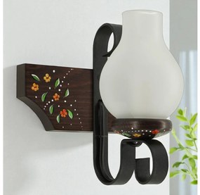 Brilagi - Fali lámpa QUEEN 1xE14/40W/230V bükk/wenge