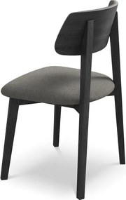 Szürke tömörfa étkezőszék Niu – Makamii