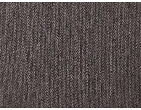 Sötétszürke kárpitozott ágyneműtartós franciaágy ágyráccsal 180x200 cm Garance – Bobochic Paris