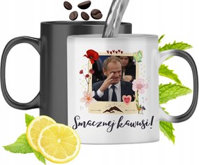Donald Tusk Színváltó Mágikus Bögre fényképes nyomtatással