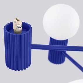 Kék függőlámpa üveg búrával Orbital – Sollux