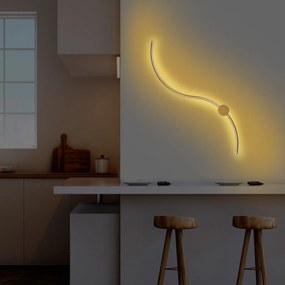 Uyan 13602 arany fém LED falilámpa